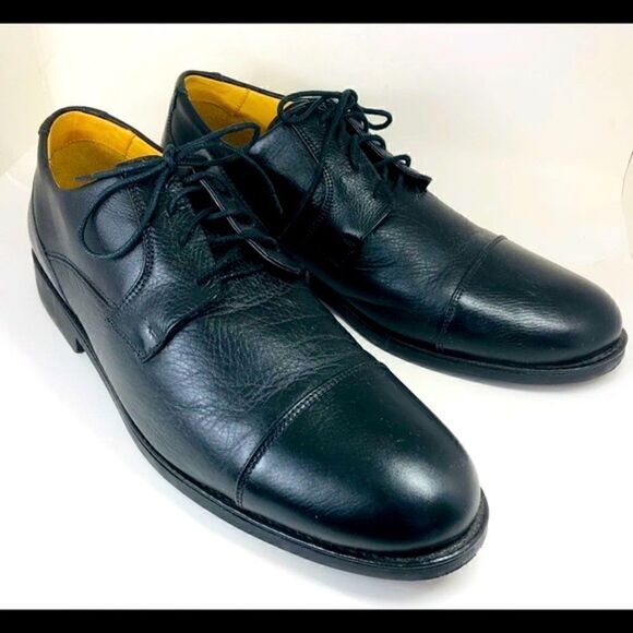 DUKE Belvedere Black Cap Toe Lace-up Shoes - Picture 2 of 8